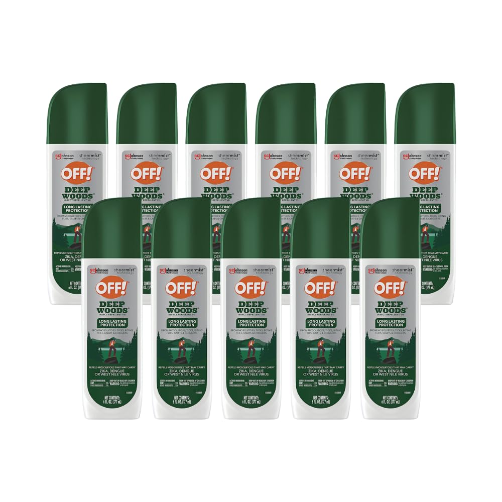 OFF! Deep Woods Insect Repellent Pump Spray - 6 Oz Bottles (Pack Of 2)