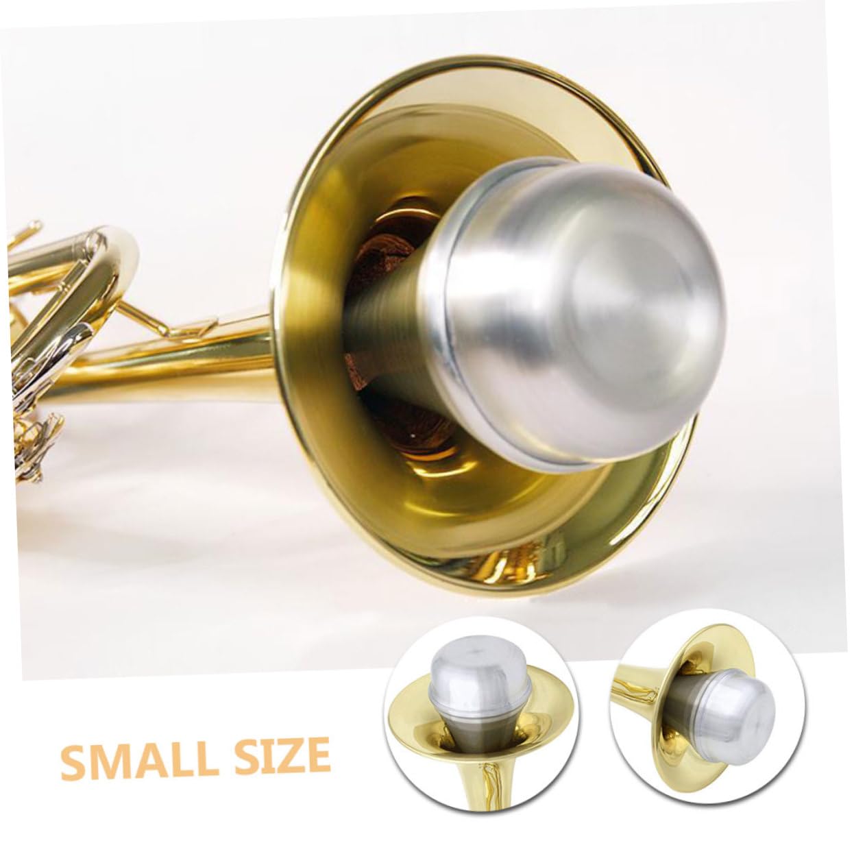 VICASKY 3piezas Sordina De Trompeta Corcho Silenciador Práctico Para Trombón Reducción De Ruido Para Práctica Casa Para Músicos Espacios Compartidos
