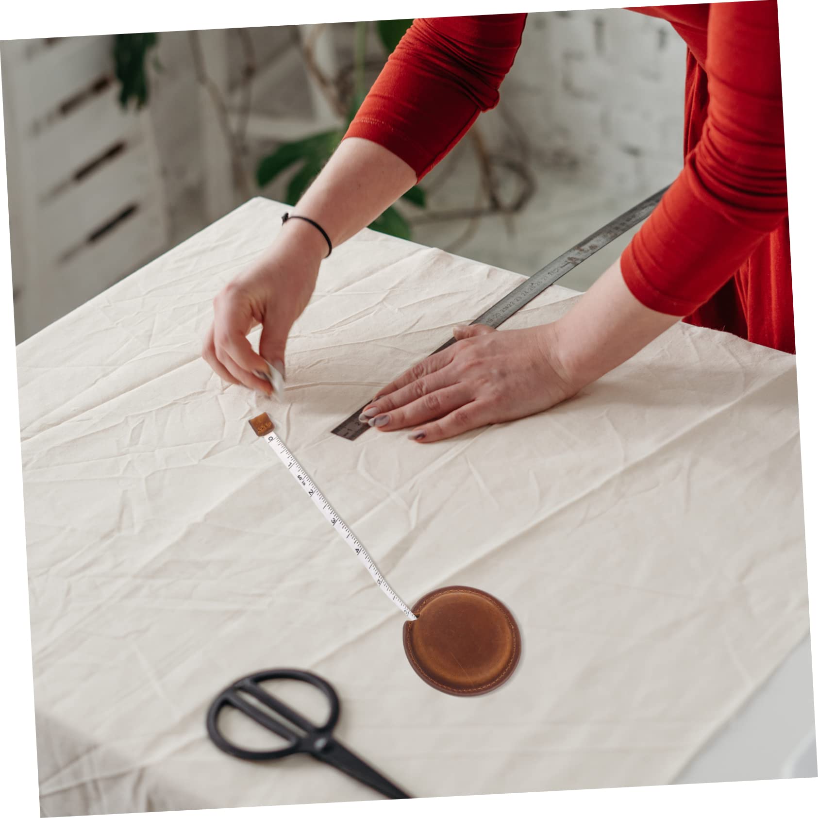 NUOBESTY 4piezas Cinta Métrica Retráctil Vintage Para Cuerpo Medición De Cintura Herramienta De Costura Portátil Accesorio Práctico y Flexible Para Hogar
