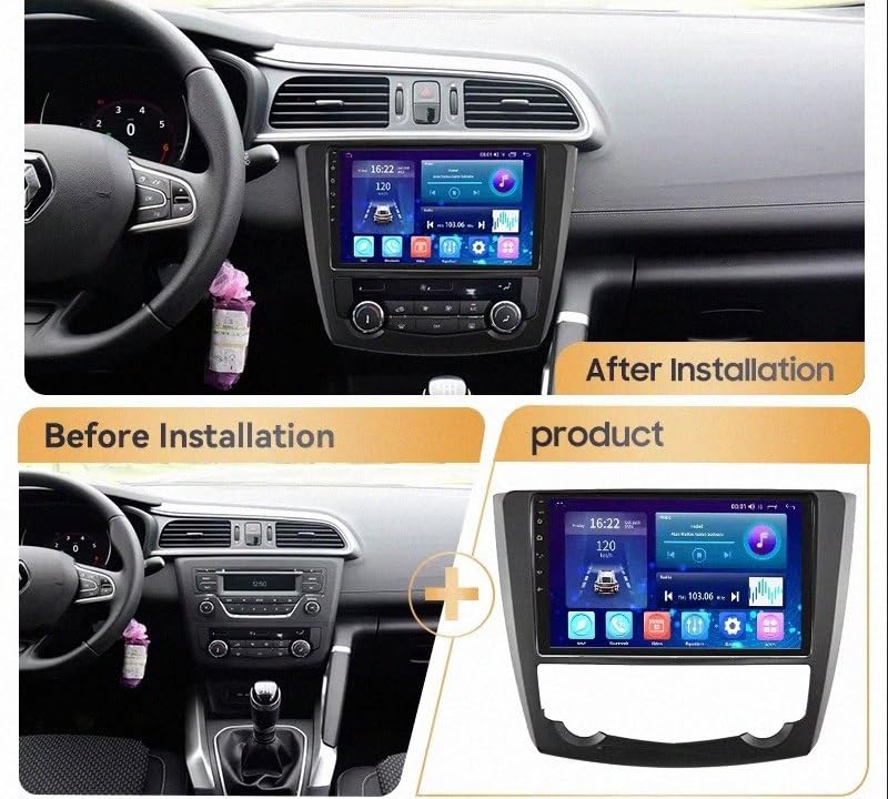 Navegador GPS radio de coche 2 DIN 1G+32G con pantalla Incell para Opel Karl y Vinfast Fadil 2