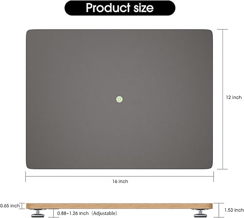 Miniatura 7 de Jeezfee Tabla de nivelación para resina epoxi arte y superficie de trabajo mesa de nivelación de resina 12 x 16 pulgadas mesa de resina epoxi