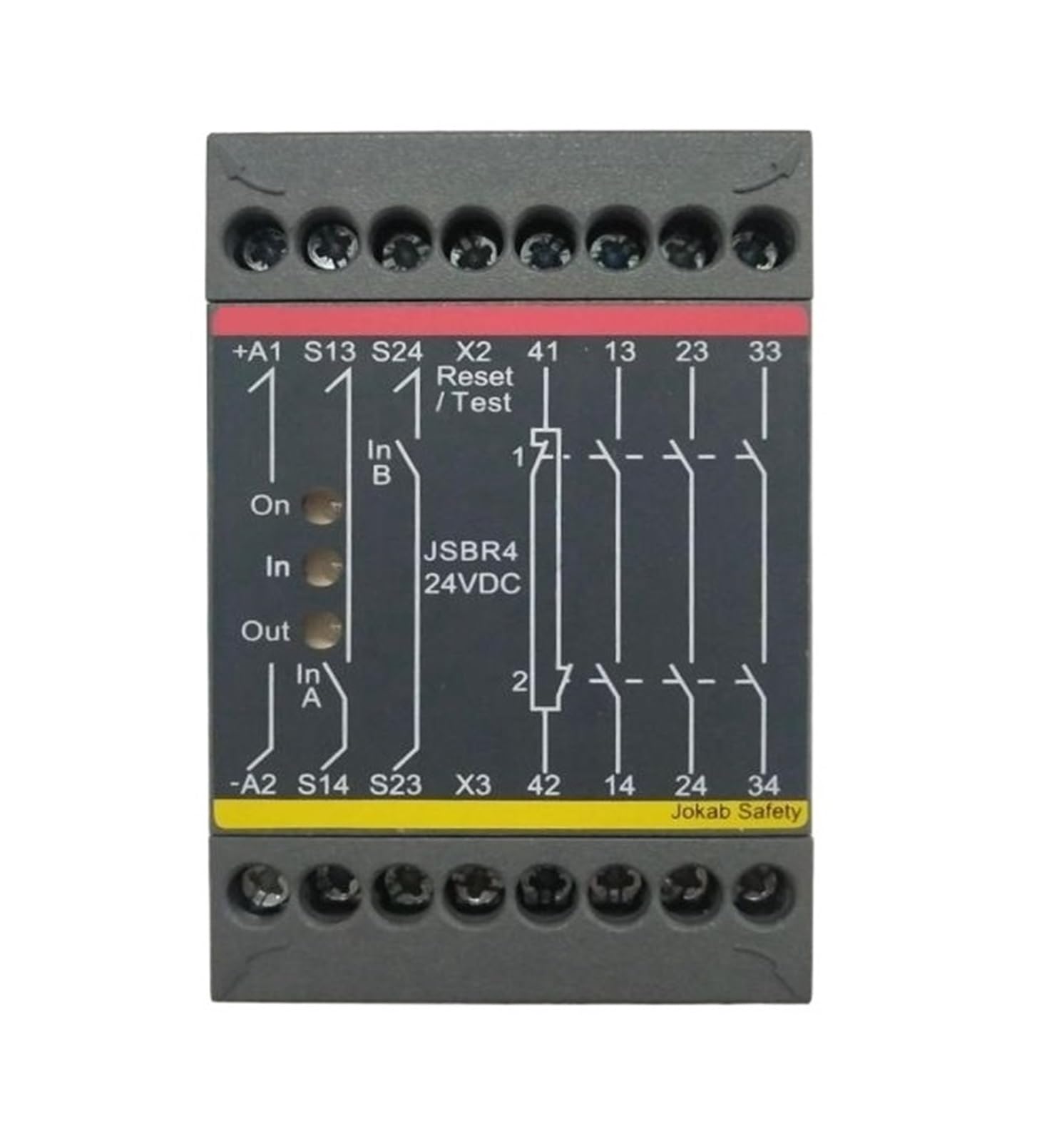 ZVQYSGIW JSBR4 relay 24VDC 2TLA010002R0000