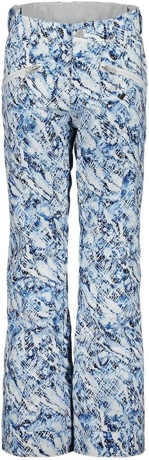 Obermeyer Girl's Jessi Print Pants (Little Kids/Big Kids) Verglas XL (18 Big Kid)