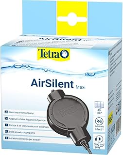 Tetra AirSilent Maxi - leise Aquarium Luftpumpe, Komplettset inklusive Ausstömerstein, geeignet zur Versorgung mit Sauerst...