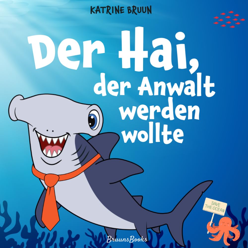 Der Hai, der Anwalt werden wollte: Kinderbuch über Haie, Meerestiere, Umweltschutz und Plastik im Meer für Kinder ab 4 Jahren