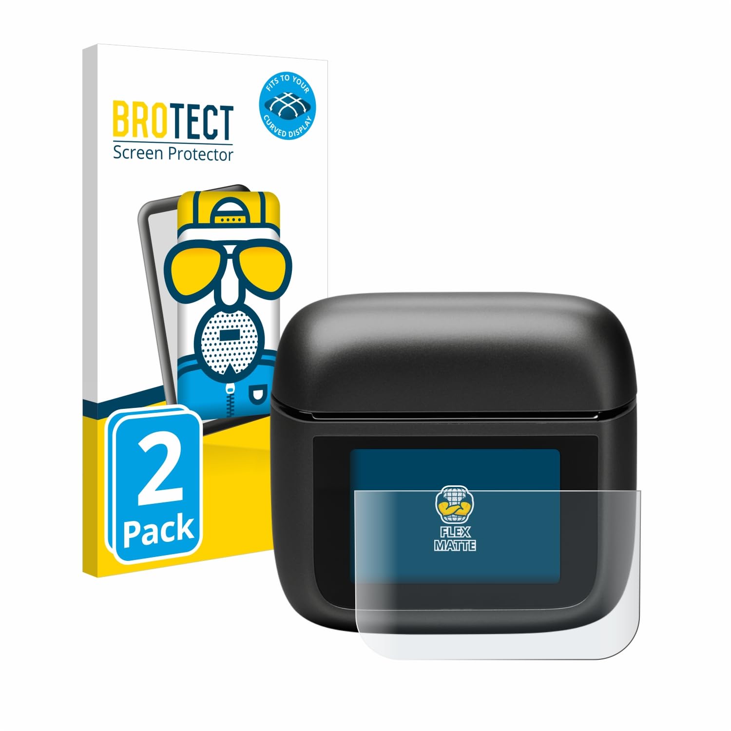 brotect 3D Curved Screen Protector Matte Compatible with JBL Tour Pro 3 (2 Pack) - Full Screen Coverage