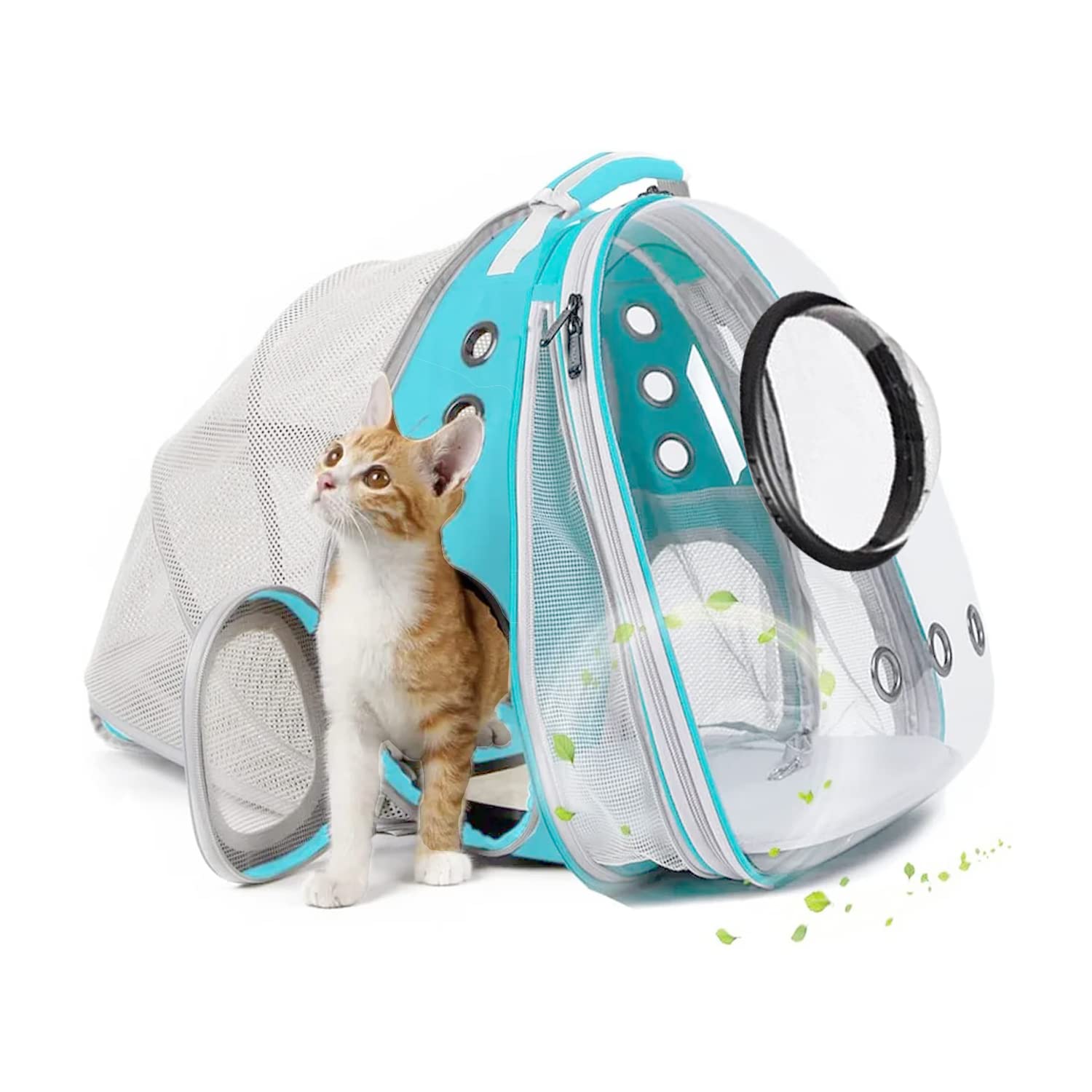 Emily Pets Pet Carrier Backpack, Bubble Backpack Carrier, Cats and Puppies,Airline-Approved, Designed for Travel, Hiking, Walking & Outdoor Use (Sky Blue) (B0C1KJBLQ2) Amazon Price History, Amazon Price Tracker