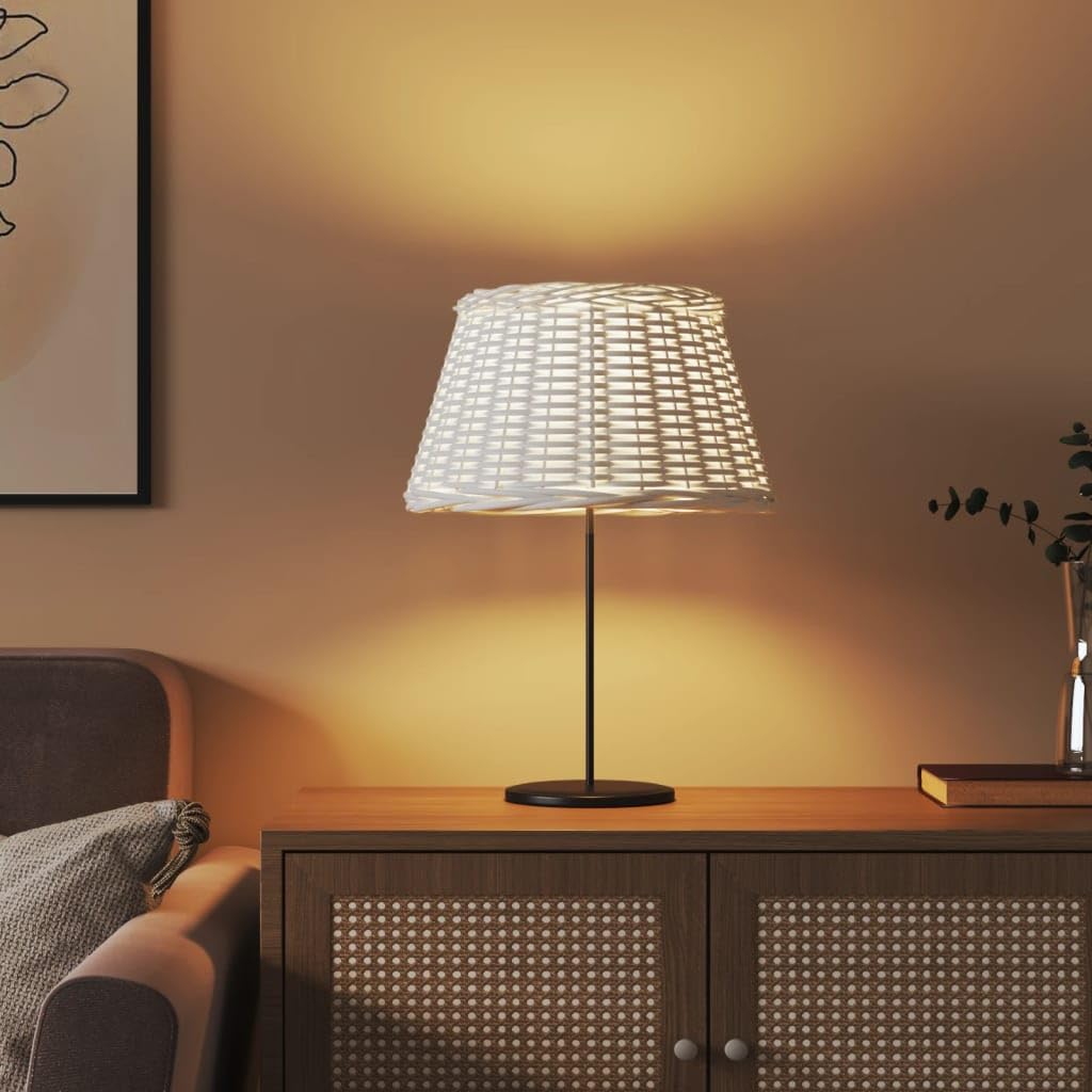Abat-jour Ø 50 x 30 cm - En osier - Plafonnier - Lampe de table