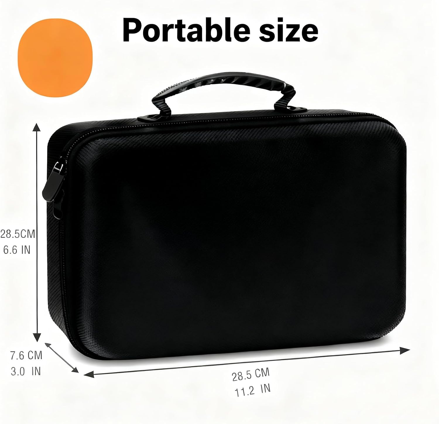 Travel Sunglasses Organizer Case 8 Slots, Portable Multiple Glasses Storage Case Hard Shell with Adjustable Dividers for Women Men Gift - Image 4