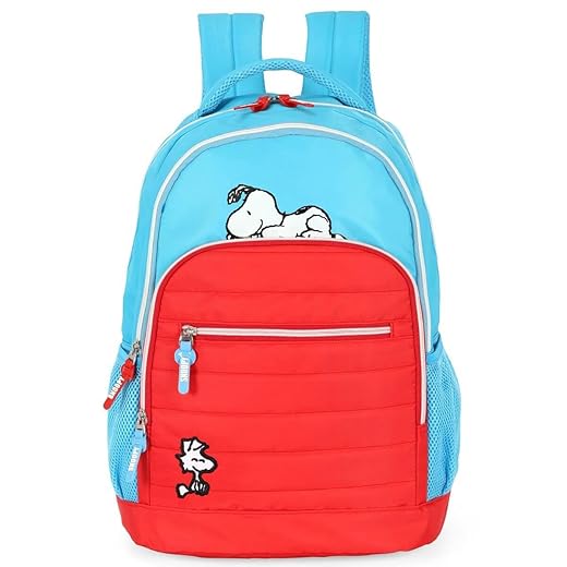 Mochila Infantil Snoopy Azul