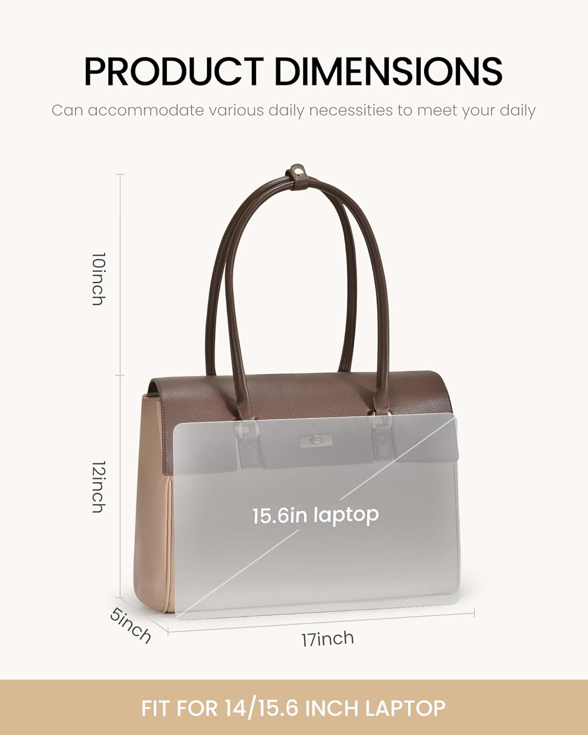LOVEVOOK Laptop Bag for Women Work Tote Messenger Bag Waterproof Business Office Professional Handbag Shoulder Bag