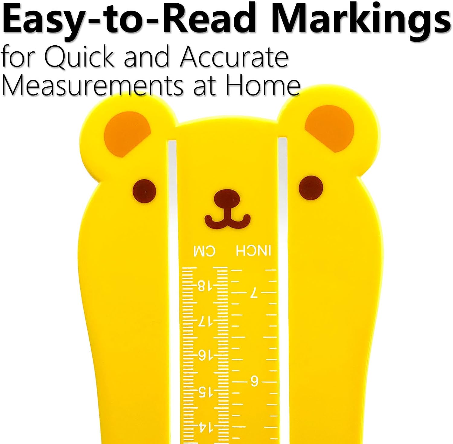 Kid Foot Measurement Device, Shoe Size Gauge Foot Measuring Ruler Tools for Household Baby Measurer