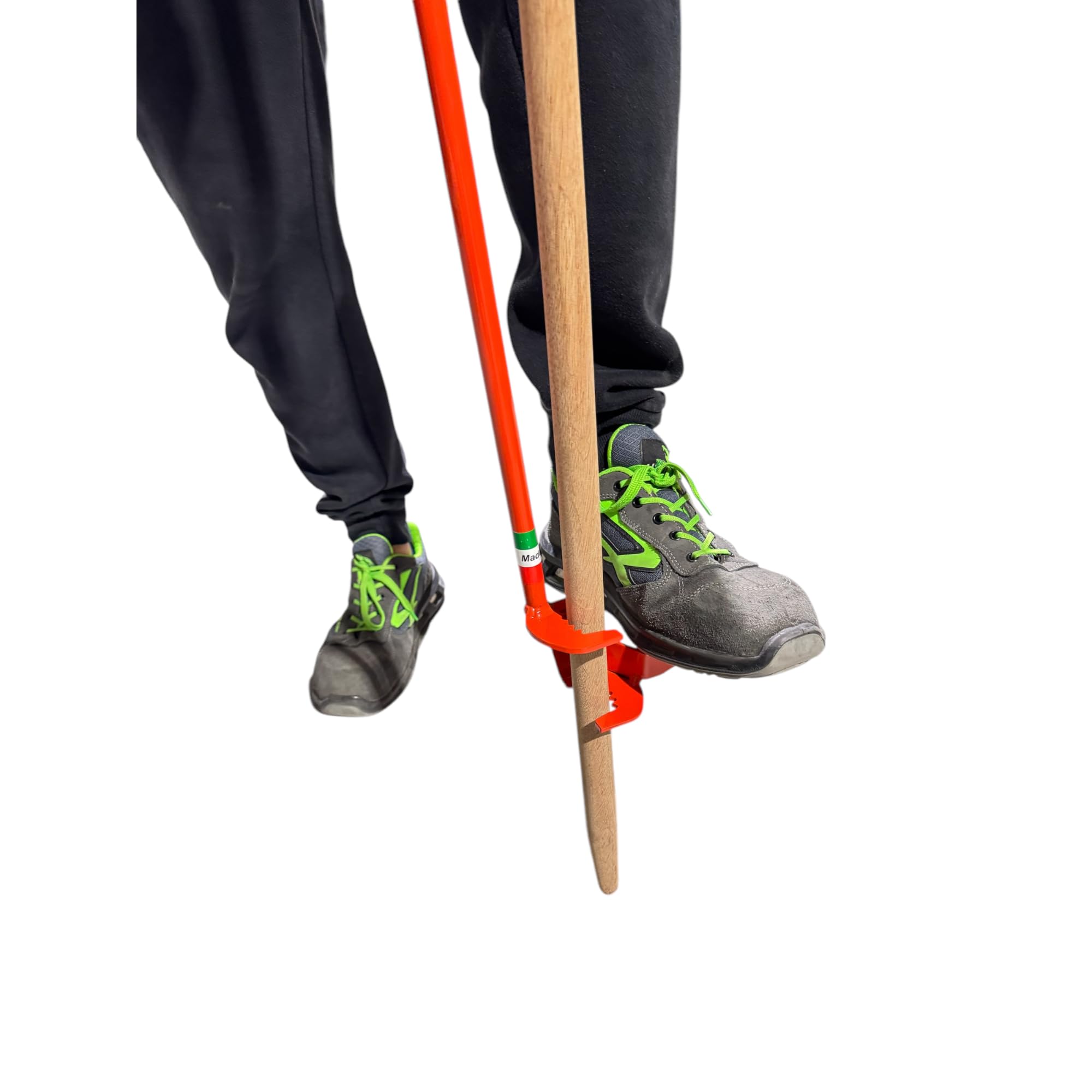 Piantacanne diametro fino a 40 mm rosso utensile salva schiena per piantare canne, paletti, tondini e reggipiante per orto e giardino