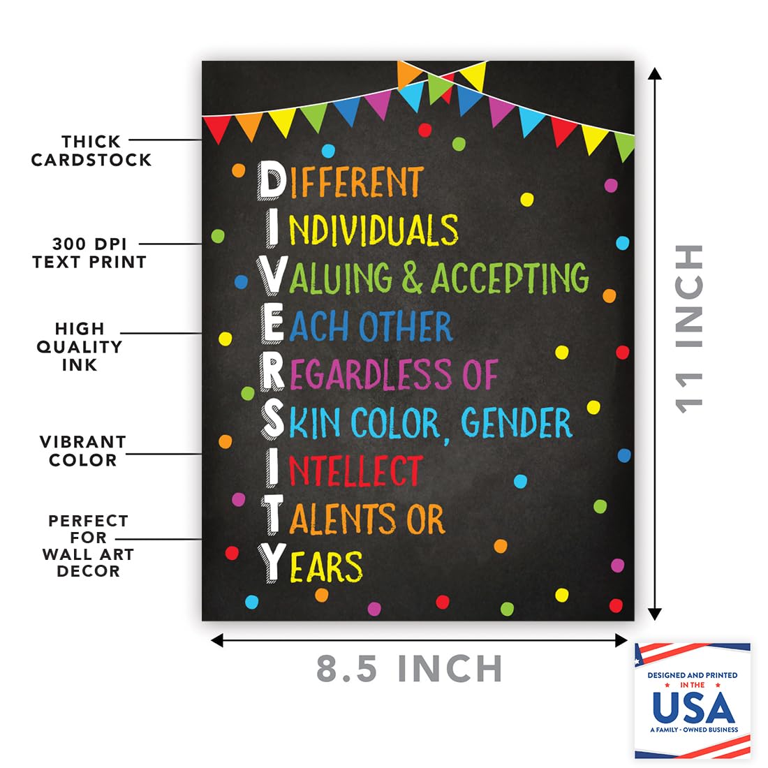 Amazon.com: Andaz Press Classroom Teacher Wall Art Poster Signs