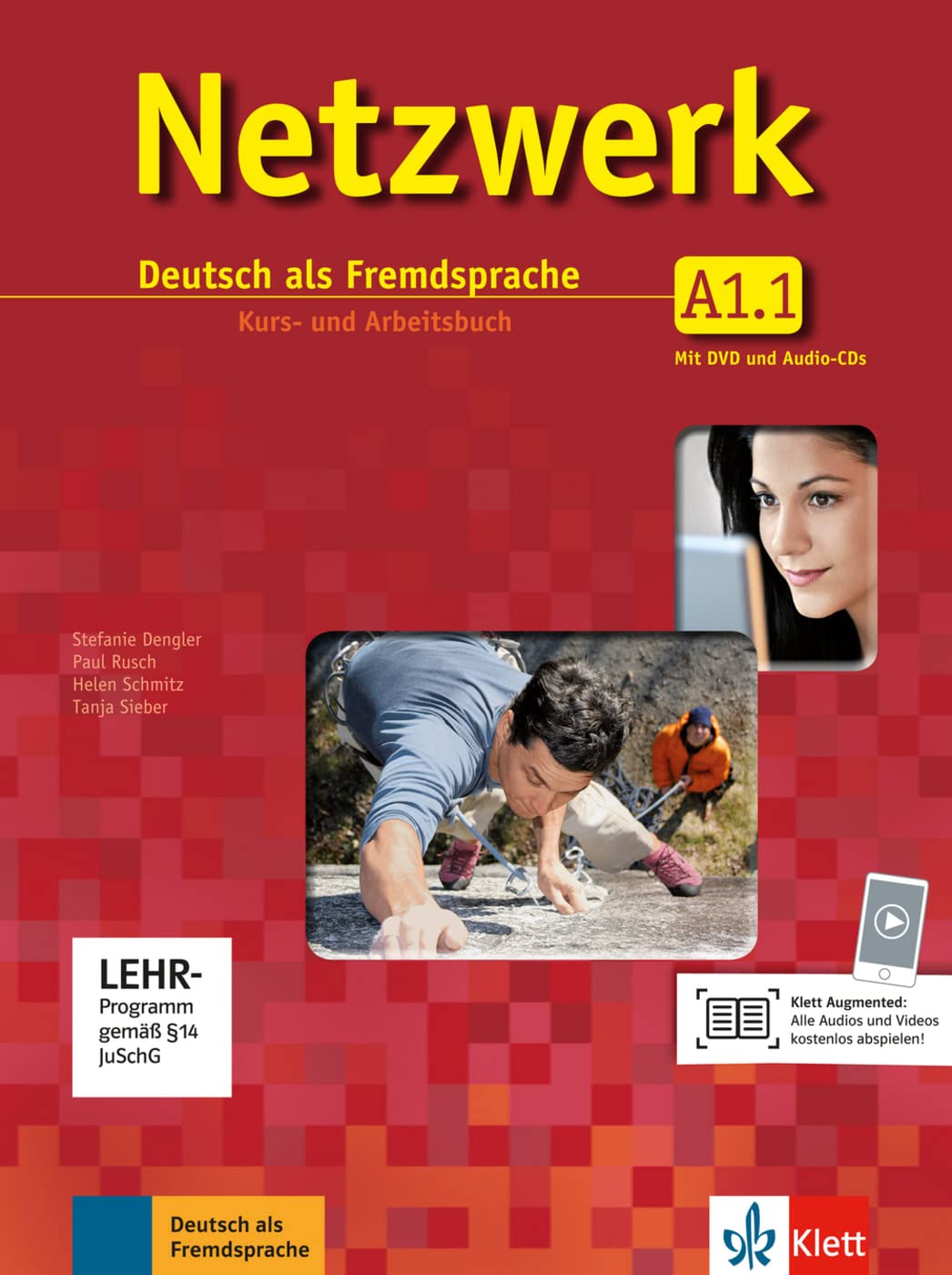 Netzwerk Kurs- und Arbeitsbuch mit DVD und 2 Audio-CDs – Deutsch als Fremdsprache A1.1