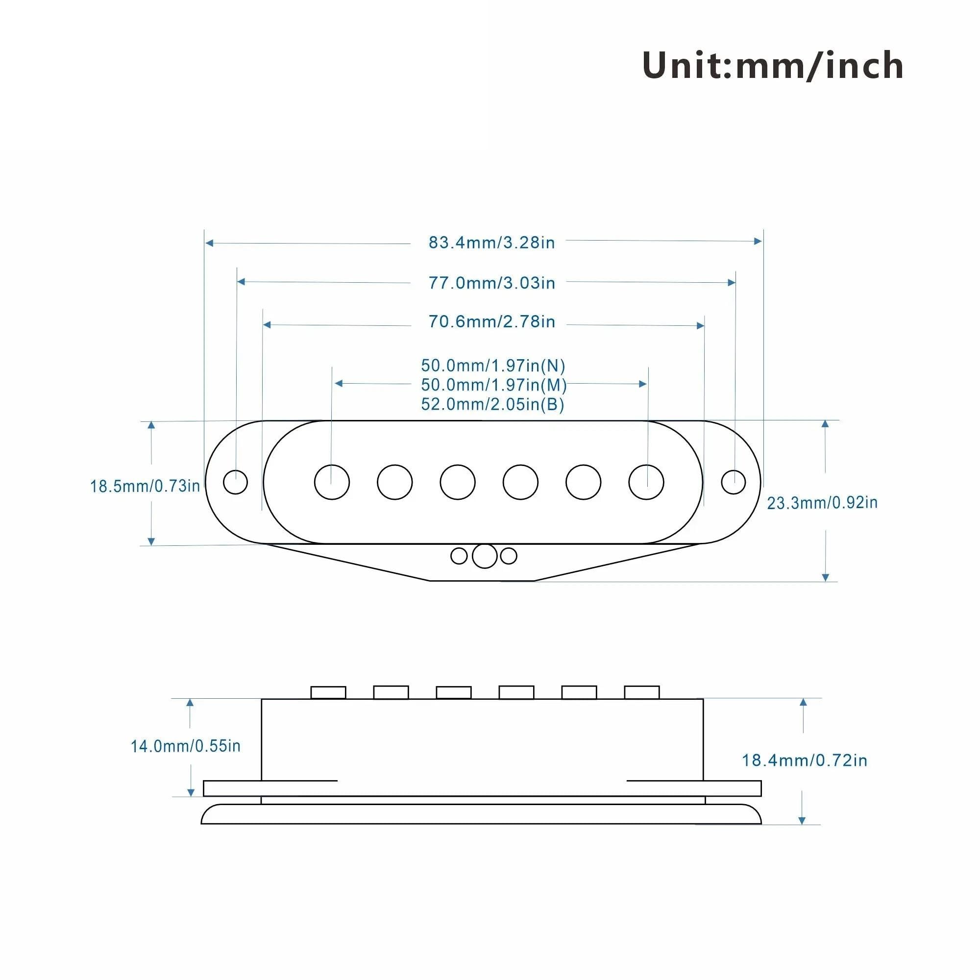 Pastilla De Guitarra Eléctrica Profesional Juego De Pastillas De Bobina Simple Para Guitarra Alnico 5 | Piezas de guitarra eléctrica SSS de postes planos