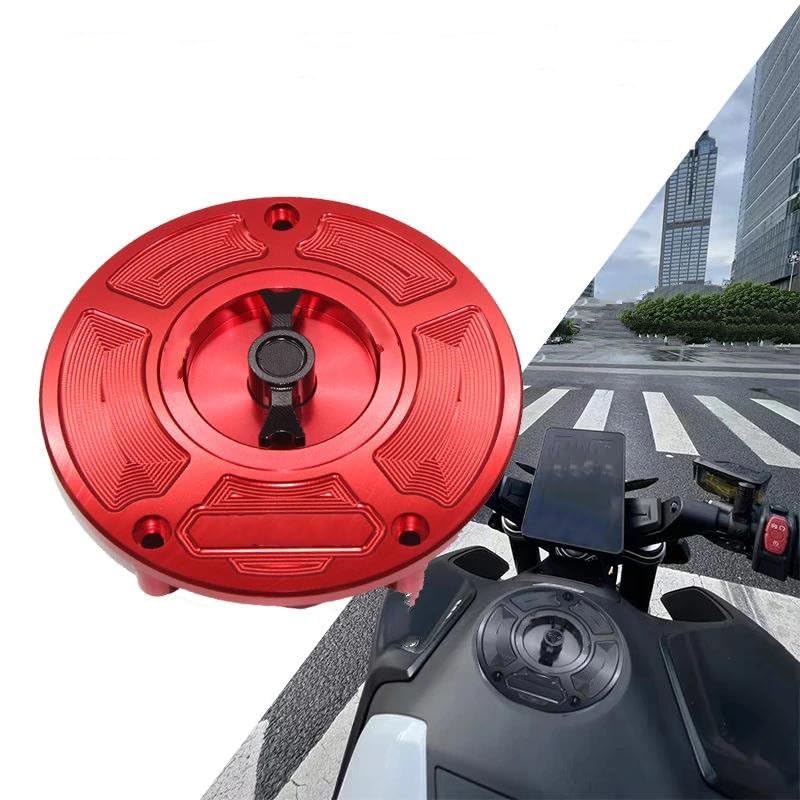 Bouchon d'essence moto CBR1000RR couvercle réservoir rouge - 3