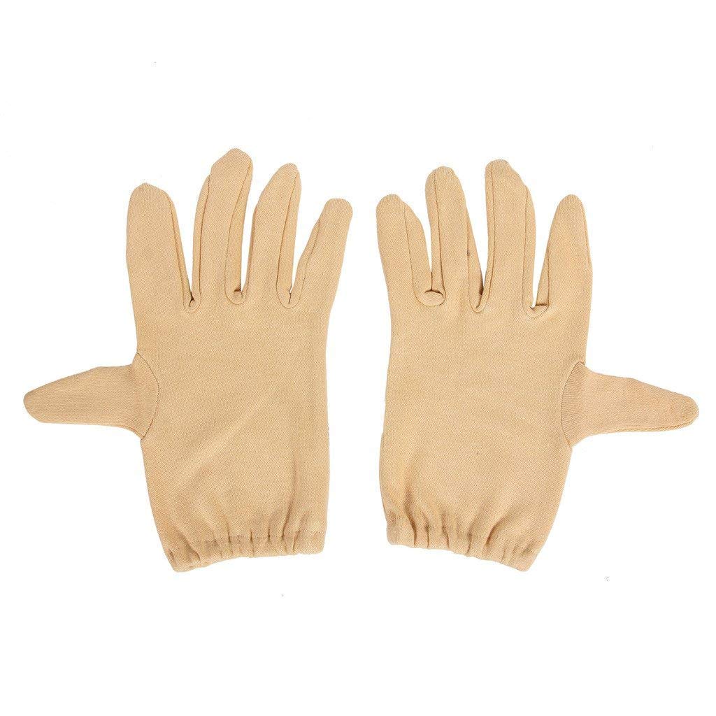 Women's Cotton Hand Summer Gloves for Protection From Sun Burn/Heat/Pollution (Beige-Free Size) -1 Pair-image-34