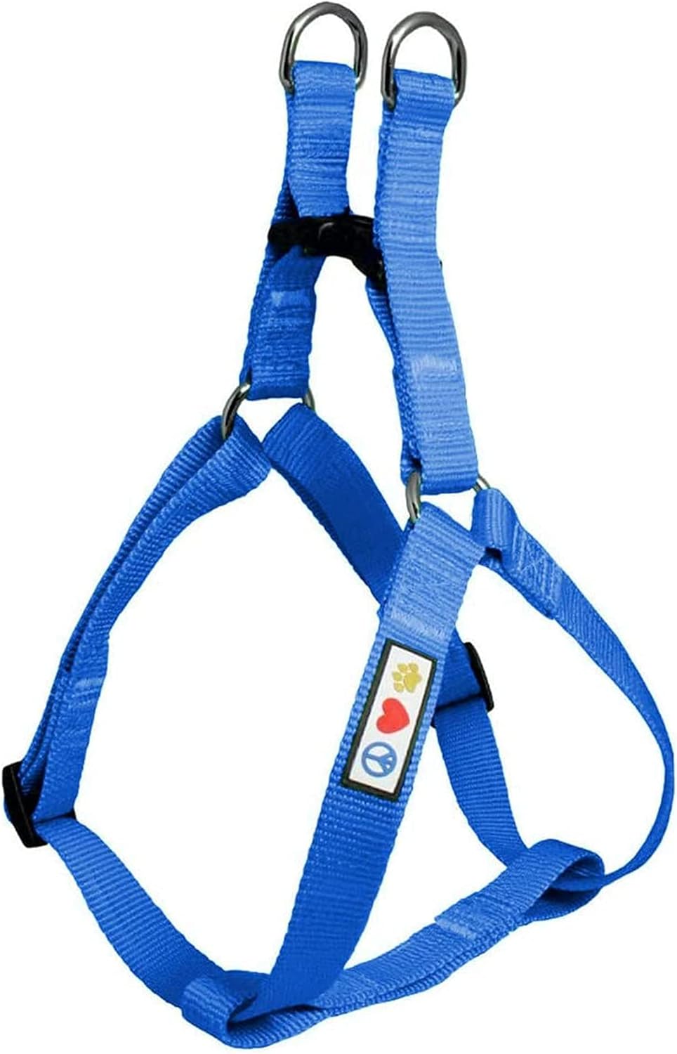 Pawtitas Value Bundle Set | Extra Small Step in Dog Harness + Extra Small Dog Collar + Extra Extra Small 6ft Dog Leash - Blue Set