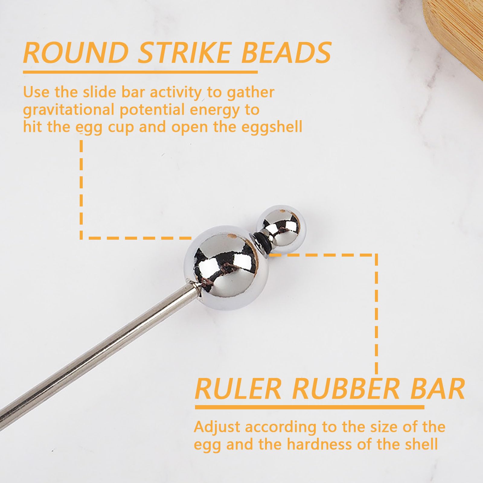 Convenient Egg Cracker Topper Stainless Steel Eggshell Cutter Soft Hard Boiled Egg Shell Remover Kitchen Tool Egg Shell Opener Remover - Image 4