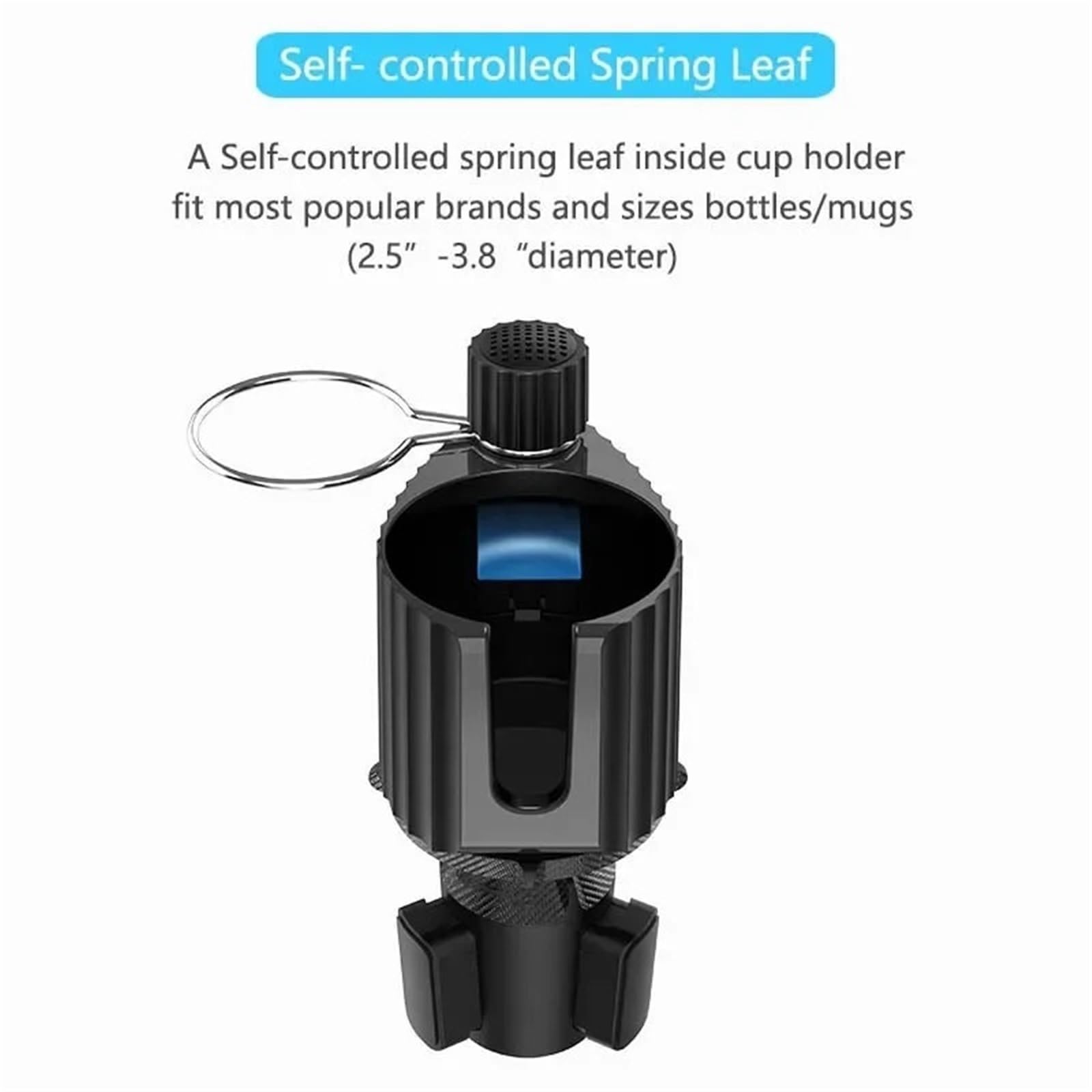 Soporte Auto Móvil Soporte para teléfono de Coche, Extensor de portavasos, Soporte para Botella de Bebida Ajustable Multifuncional, Soporte para Coche Desmontable Magnetic Phone Bracket