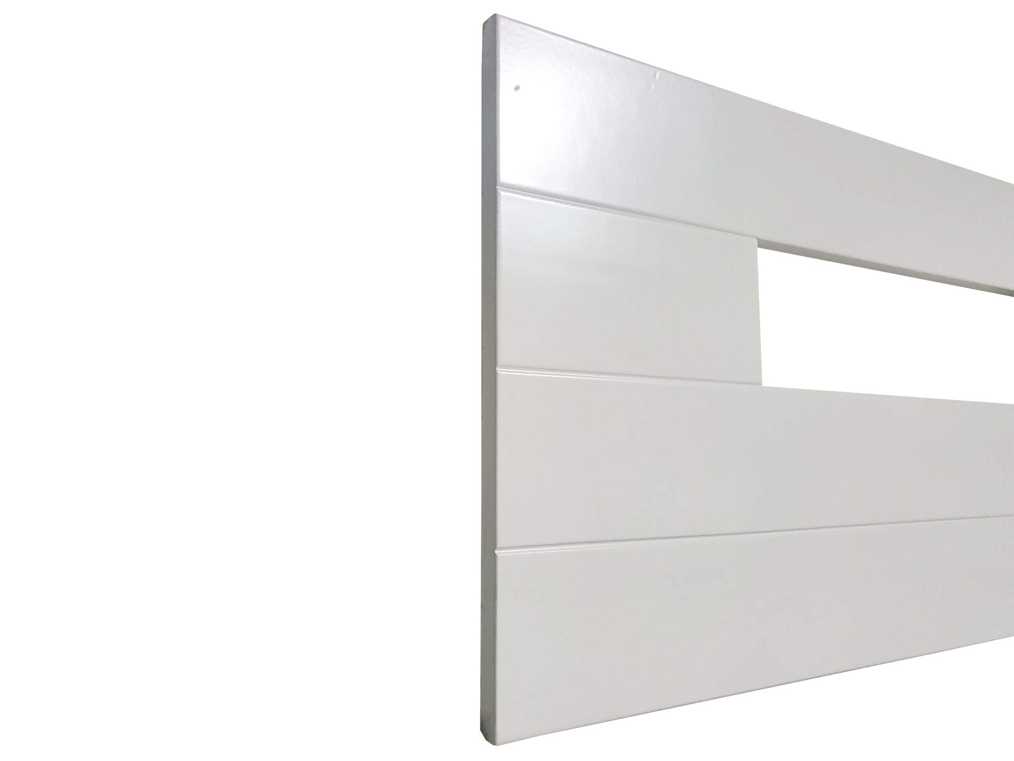 Cabecero de Madera Suecia, Blanco, para Pared. Cabecero para Camas de 135 | Cabeceros Madera Pino | Dormitorio Matrimonio | Cabezal Cama (Abierto, para Cama de 135 (145 x 44))