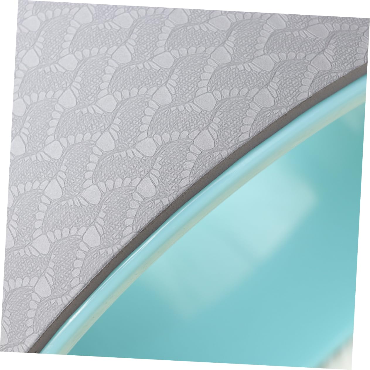 POPETPOP 10.5 Inch Yoga Wheel for Backbend Essential Pilates Tool Anti-slip Fitness Roller for Inner/outer Thighs Upper Arms Chest