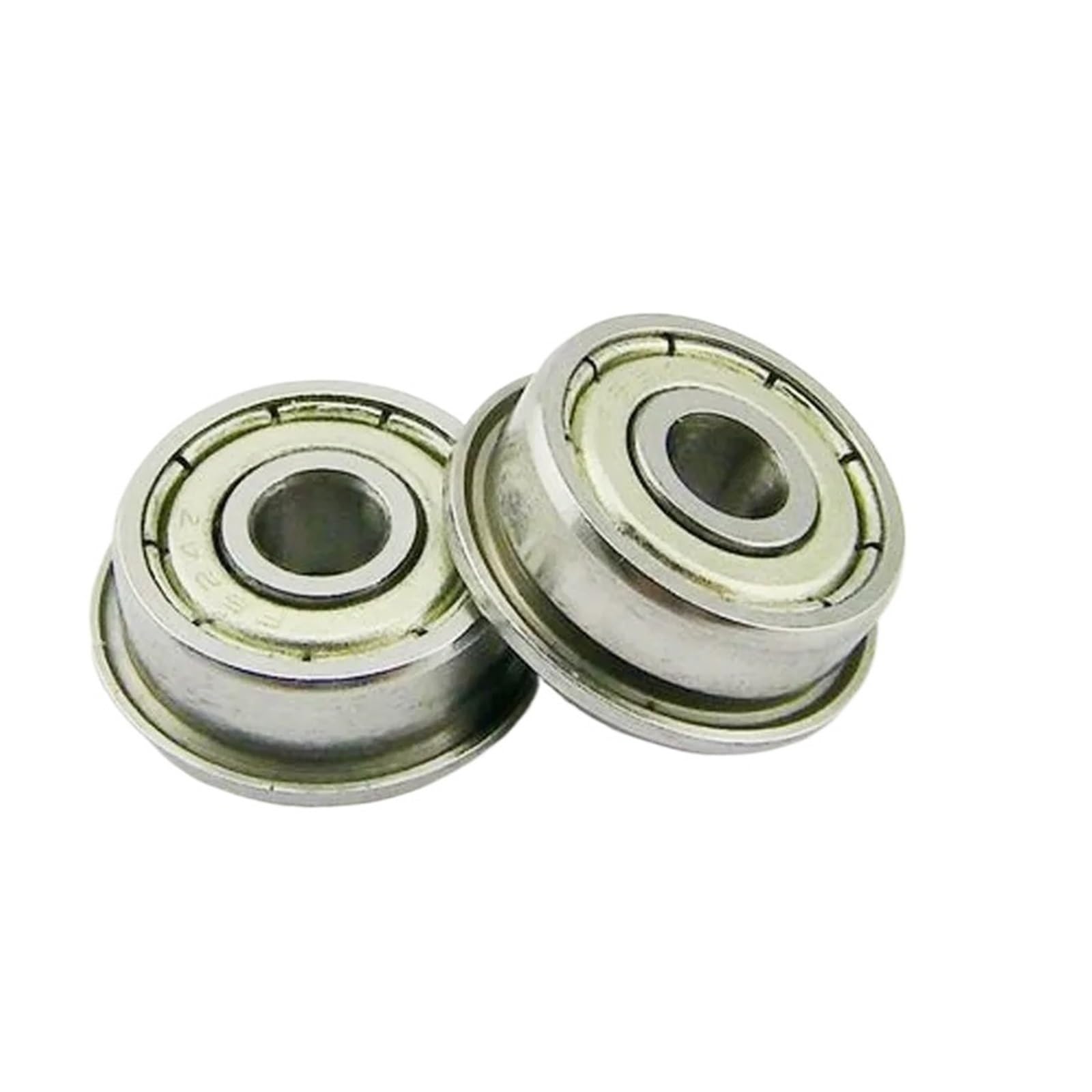 10 rodamientos de Brida F6801ZZ F61801-2Z de 12 x 21 x 5 mm, rodamientos de Bolas de Ranura Profunda en Miniatura F6801Z