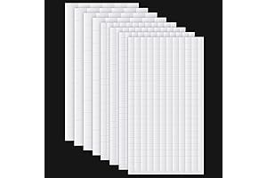 Foam Squares Adhesive for Crafts, 8 Sheets of Dual-Adhesive Foam Mount Squares...