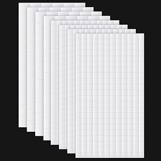 Outus 8 Sheets Foam Dots Squares 3D Pop Foam Squares Dual-Adhesive Mount...