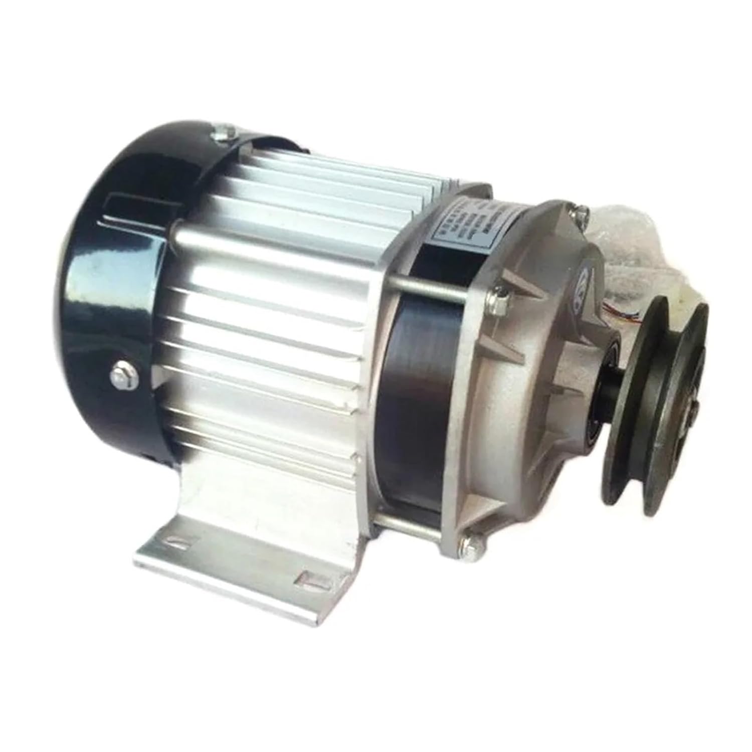 750W 48V / 60V Gear Brushless Motor with Belt Pulley, BLDC. Direct Current Permanent Magnet Brushless MotorBM1418ZXF(650W 48V)