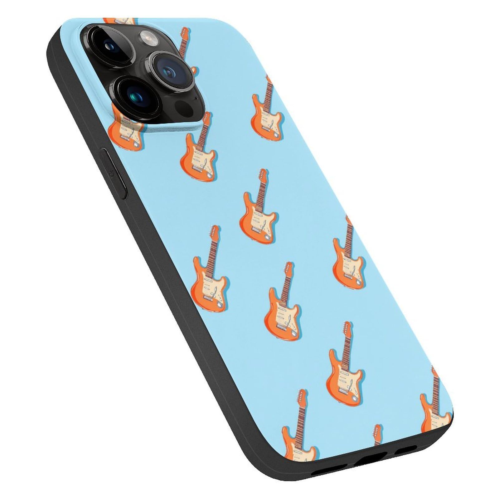 Electric Guitar Funny Case Compatible with iPhone 15 15 Plus 15