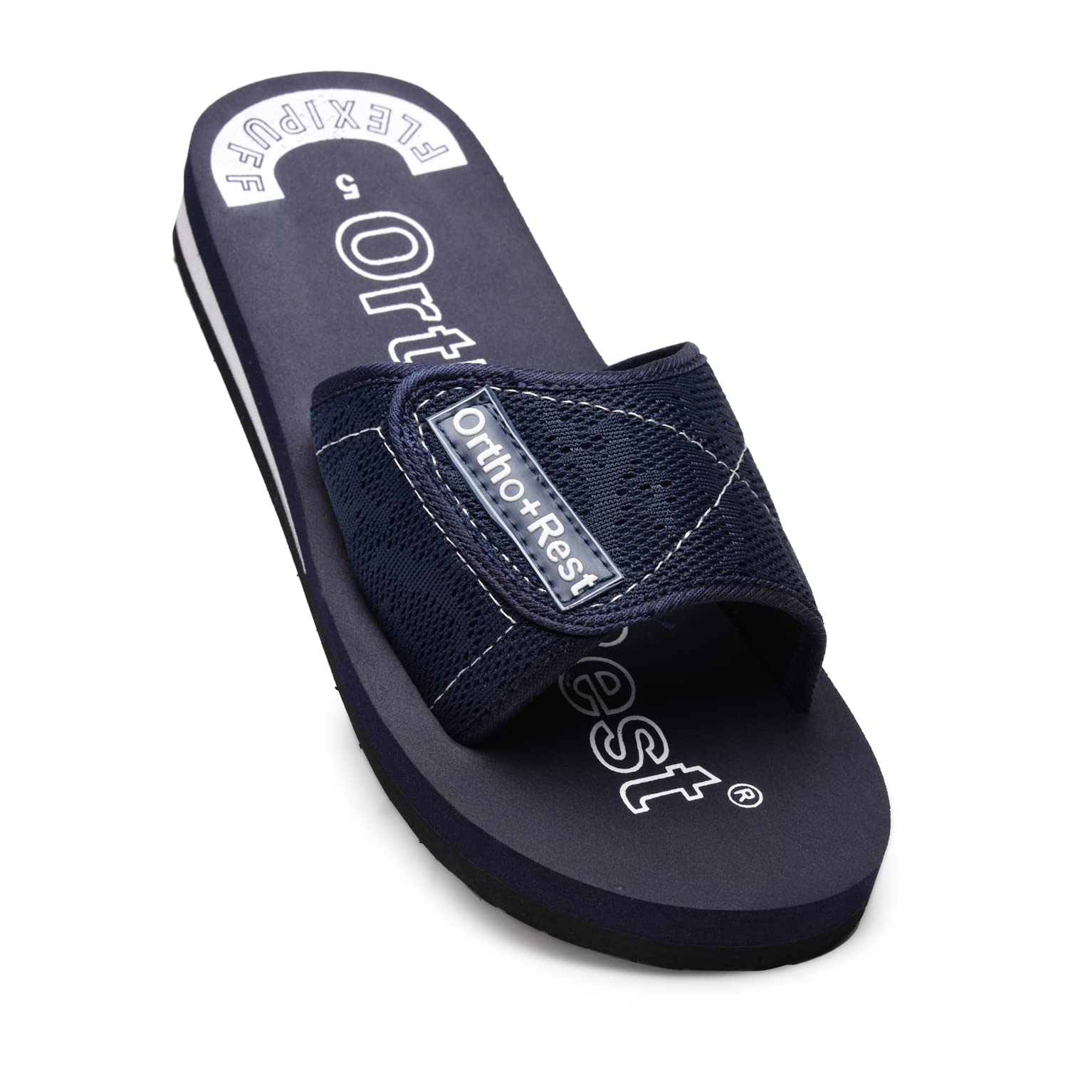 Ortho + Rest Extra Soft Ortho Slippers for Women | Doctor Orthopedic Chappal Footwear | Women Sliders Flip Flops (Blue, numeric_5) (B098P1BC51) Amazon Price History, Amazon Price Tracker