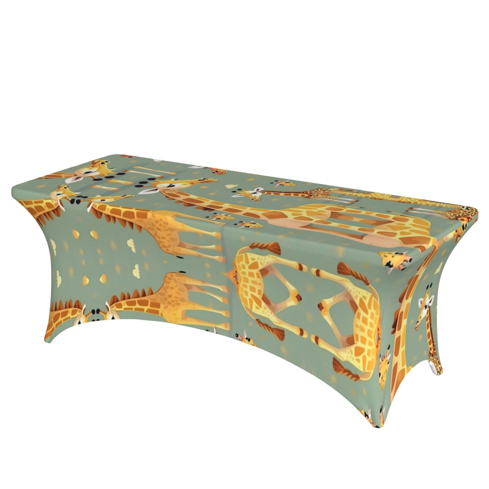 Housses de table rectangulaires extensibles élasthanne anti-pli pour buffet