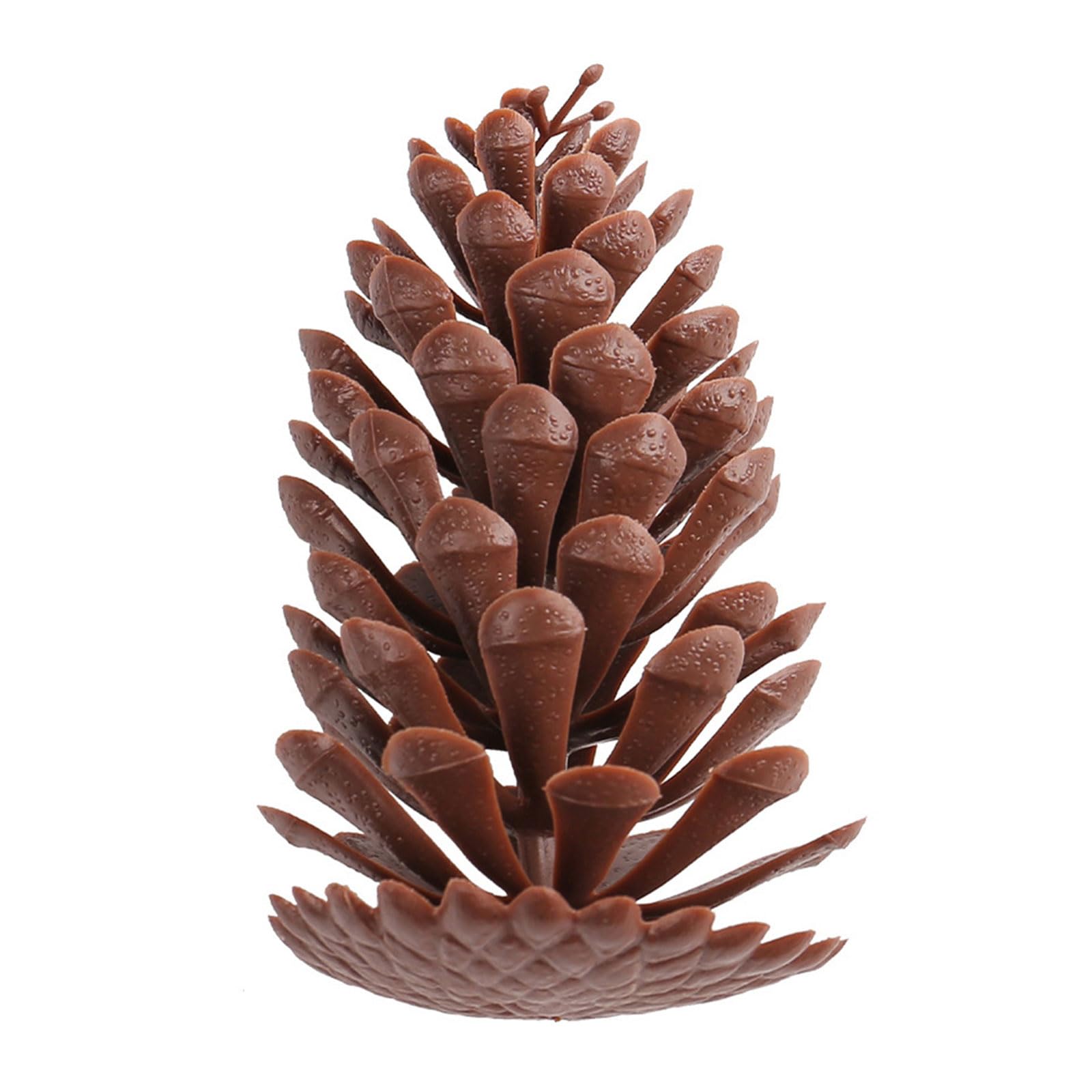 Tsophreniq 100pcs Christmas Pinecones Hanging Embellishments Holiday Decoration Realistic Pine Flower Festivai Window Adornment Pinecones Hangings