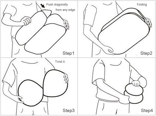 Miniatura 7 de Paquete de 2 cestas plegables de malla para la ropa sucia, cestas plegables para la ropa de baño, dormitorio universitario, viajes (blanco)