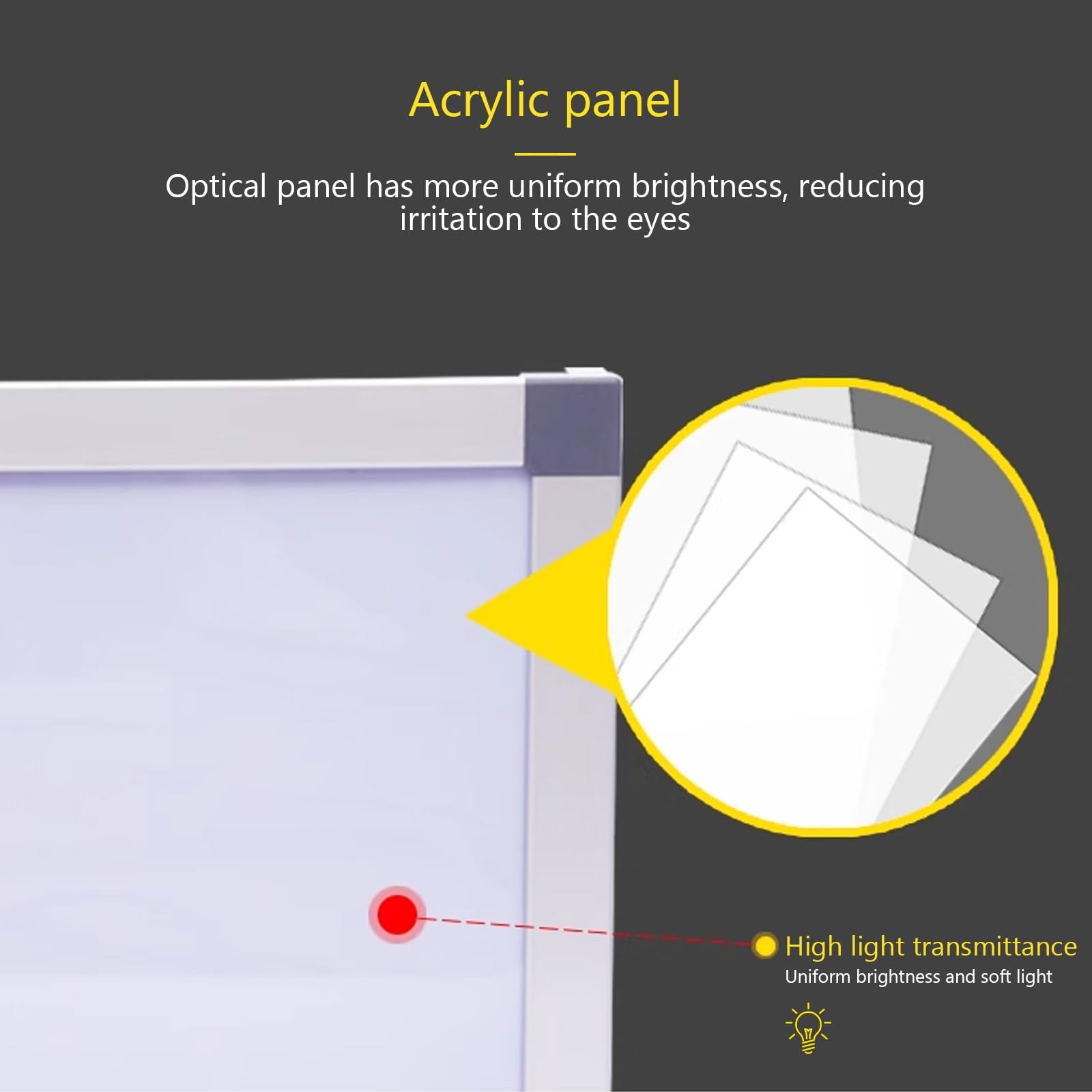 Boîte Lumineuse D'illuminateur de Film à Rayons X Portable, Négatoscope for Équipement Médical Orthopédique à Luminosité Réglable