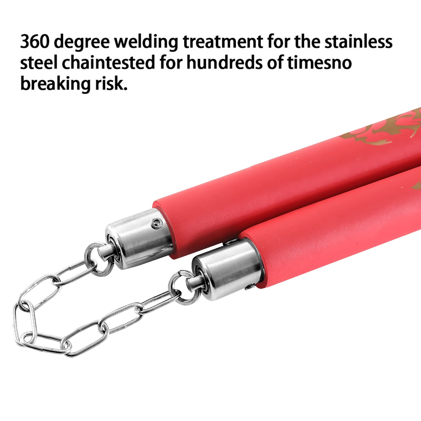 AUFIKR Portable Foam Nunchucks, Training Nunchakus Suitable for Beginners