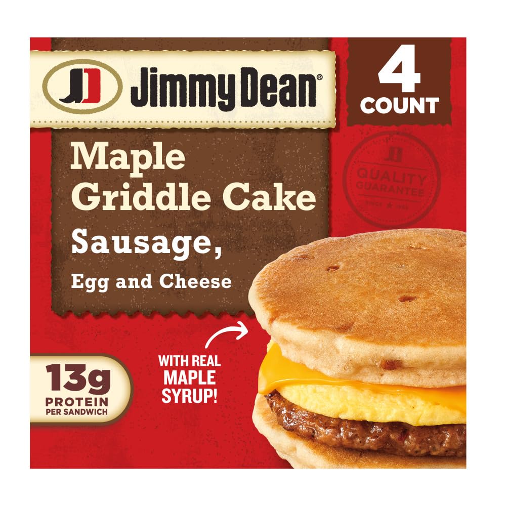 Jimmy Dean Maple Griddle Cake Sandwiches 18 8 Oz