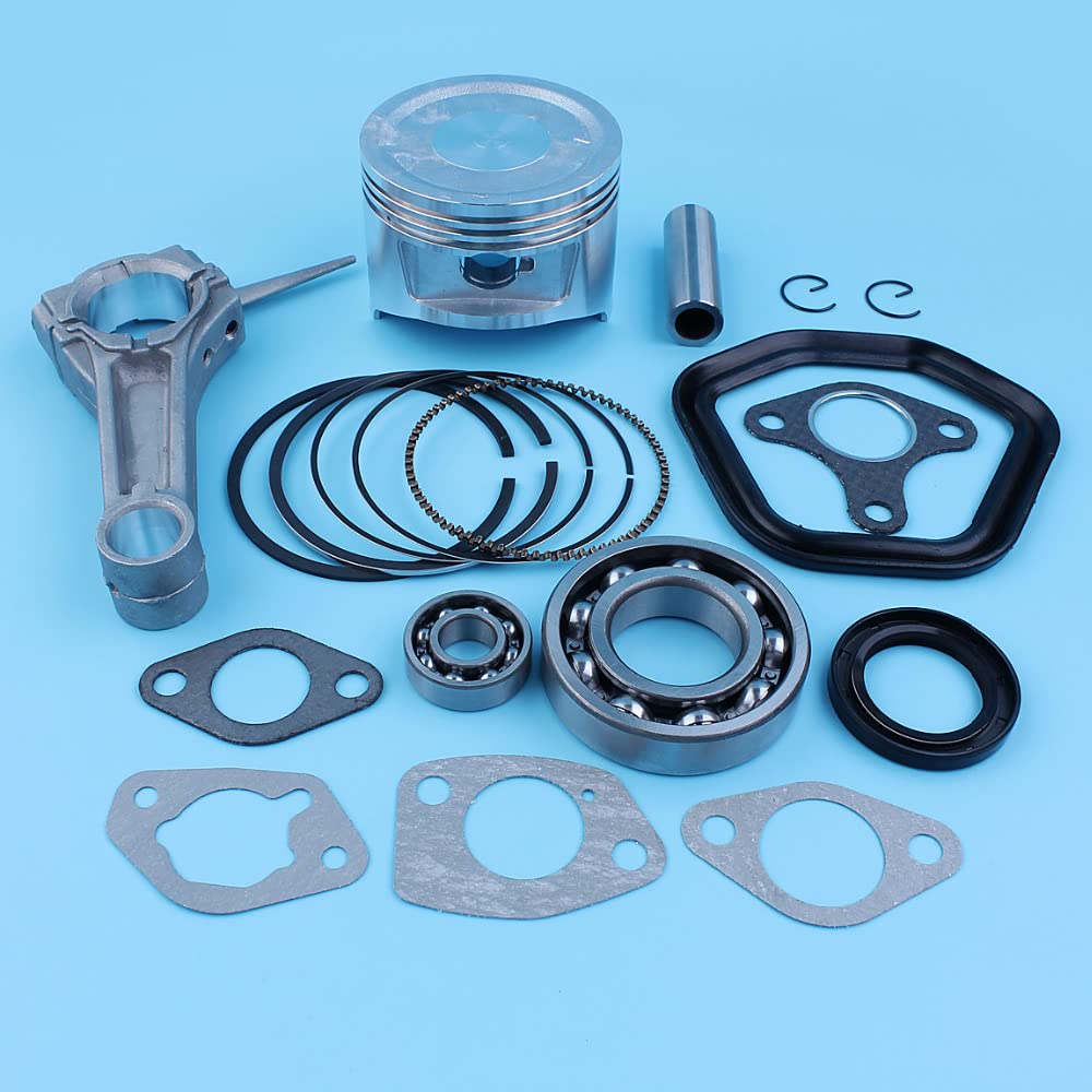 JAFILO Juego de Juntas de Sellado de cojinete de biela de conexión de Pasador de Anillo de pistón de 88 mm, for GX390 13HP GX 390 190F, for Motores de Potencia de generador Juego de Aros de pistón