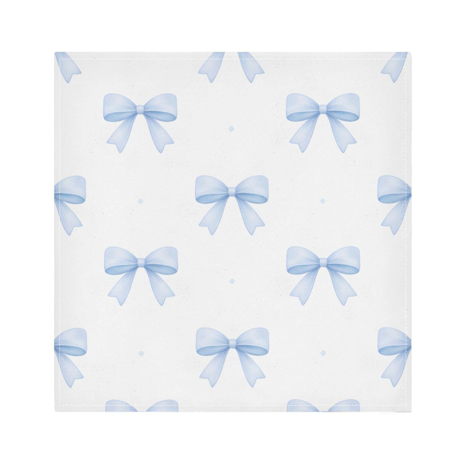 Ttgoth Bows Cloth Napkin Set of 6 Washable & Reusable Dinner Napkins for Dining Table, Banquets, Wedding, Party, 50x50 cm