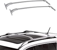 Vista 1 de CARMOCAR Barras transversales de repuesto para Nissan Rogue 2014 2015 2016 2017 2018 2019, estilo de fábrica, barras de techo de carga superior