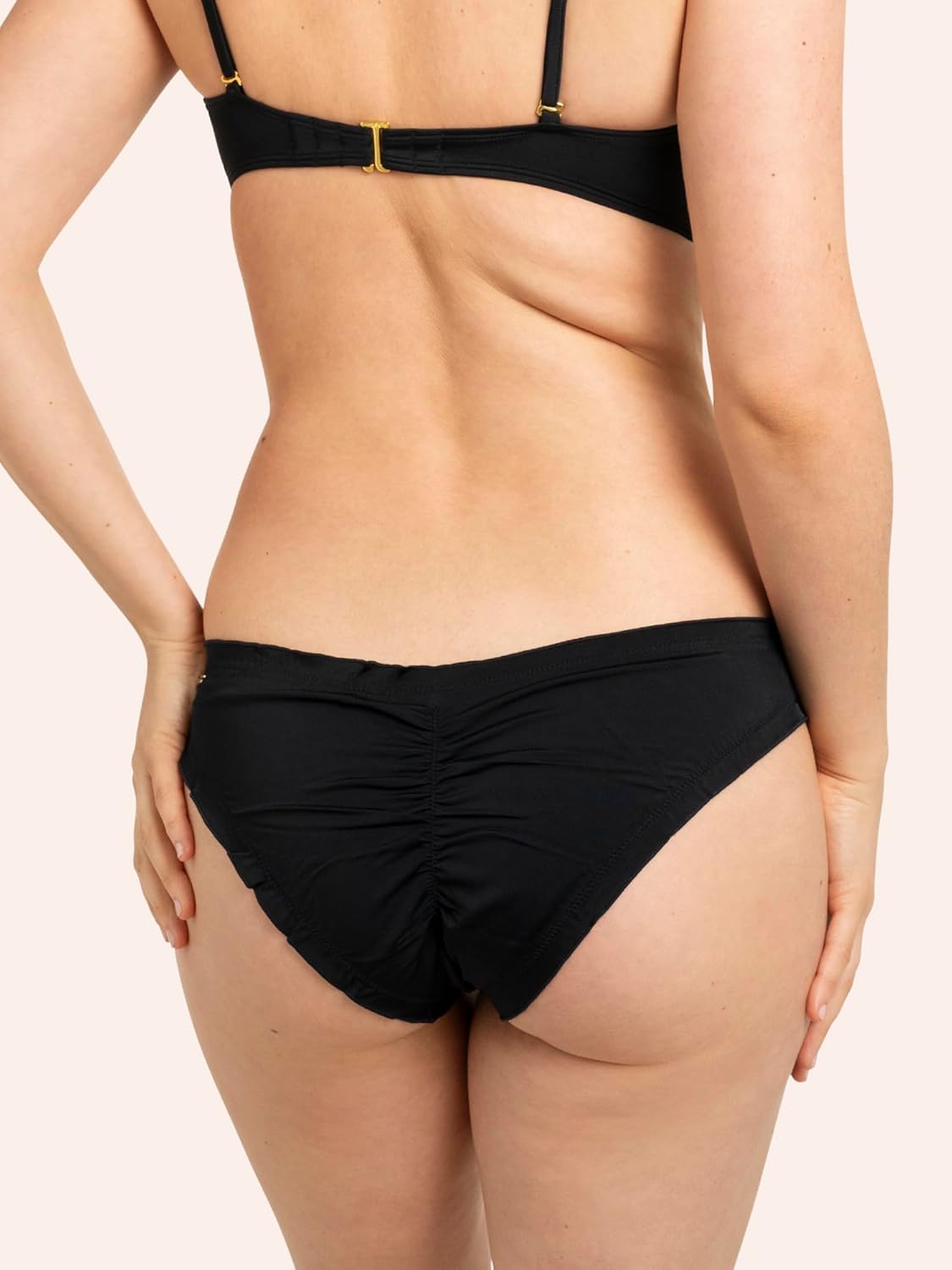 Smart & Sexy Womens Ruffled Swimwear Bikini Bottom – Ruched Back for Shaping and Style - Image 2