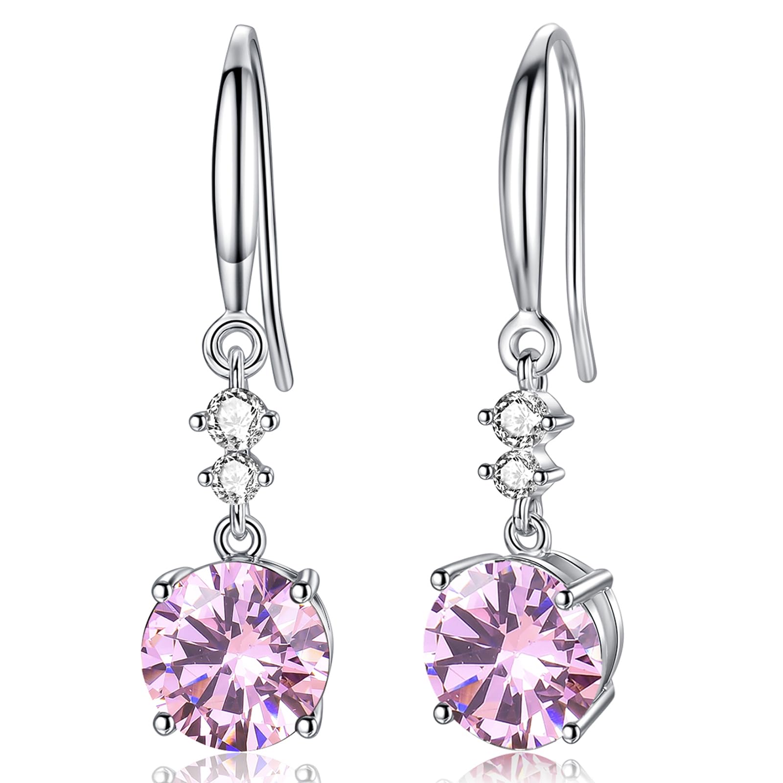 Ohrringe Silber 925 Hängend Silberohrringe Lange Hängeohrringe Damen Ohrhänger Zirkonia Geburtstag Geschenk Hochzeit Schmuck