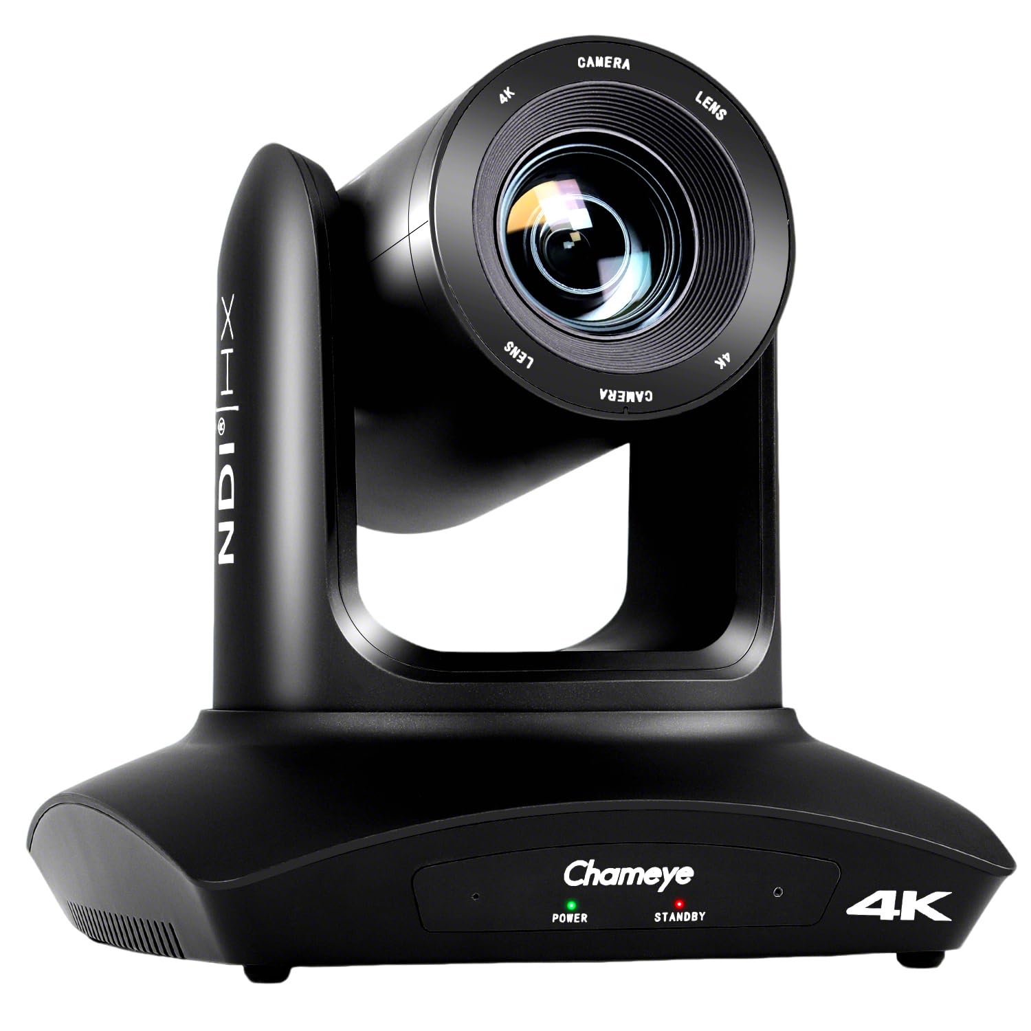 Chameye Telecamera PTZ 4K con NDI, Tracciamento AI-Automatico, Zoom Ottico 20X (Zoom ibrido 30x), Certificazione NDI HX, HDMI/USB 3.0/LAN, per Chiesa, Culto, Istruzione, Conferenze, Nero (C420T)