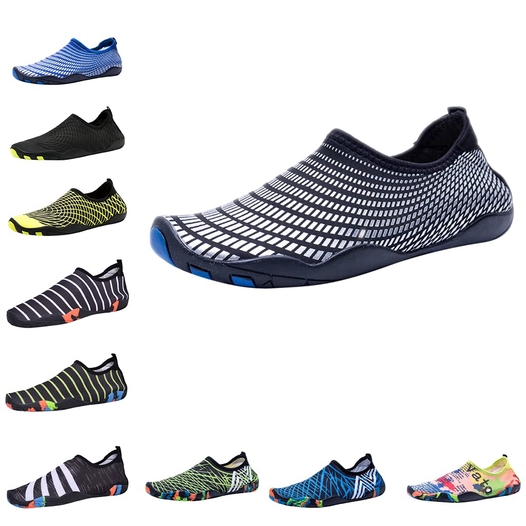 Men's Quick-Dry Water Shoes For Beach Swimming Surfing Yoga EU 44 Black gray |Clothing, Shoes & Accessories | Men's Shoes | Athletic-image-40
