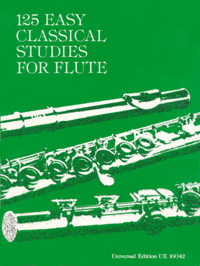 125 easy classical studies for flute pour progresser au conservatoire et à la maison