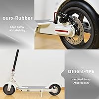 Vista 4 de PRO CAKEN 200x50 rueda de neumático sólido con cubo de plástico para scooter eléctrico, coche de equilibrio 8x2 rueda sólida a prueba
