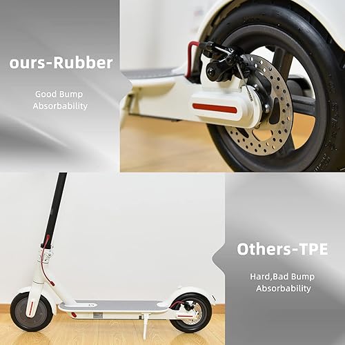 Miniatura 4 de PRO CAKEN Rueda de neumático sólida de 200 x 50 pulgadas con cubo de plástico para scooter eléctrico, equilibrio de automóvil, rueda sólida de 8 x