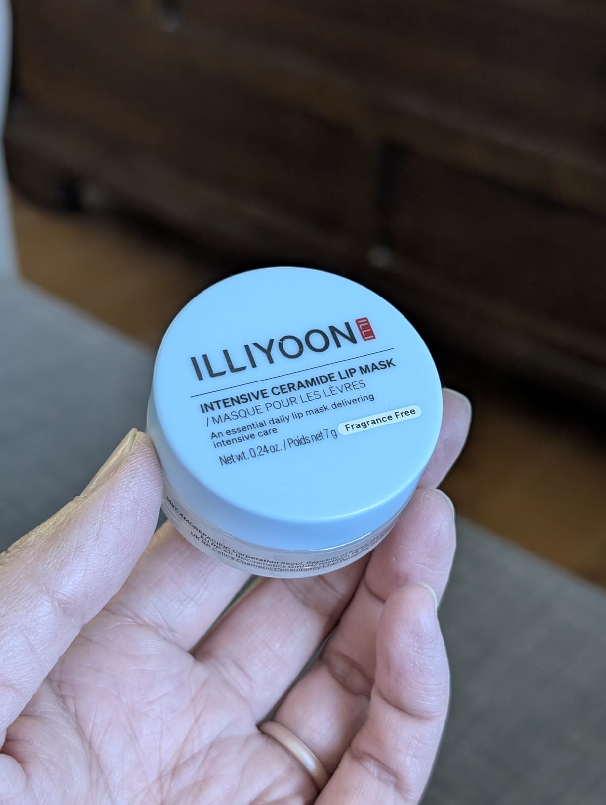 ILLIYOON Intensive Ceramide Lip Mask | 10,000ppm Ceramide for Barrier Repair & Deep Hydration, Non-sticky Vegan Formula, Overnight lip Mask & All-Day Balm, Fragrance-Free, Korean skincare, 0.24 fl.oz